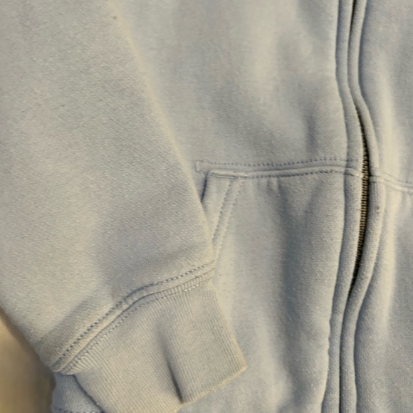 Polo Ralph Lauren Baby blue Hoodie LIGHT USED - Picture 8 of 11